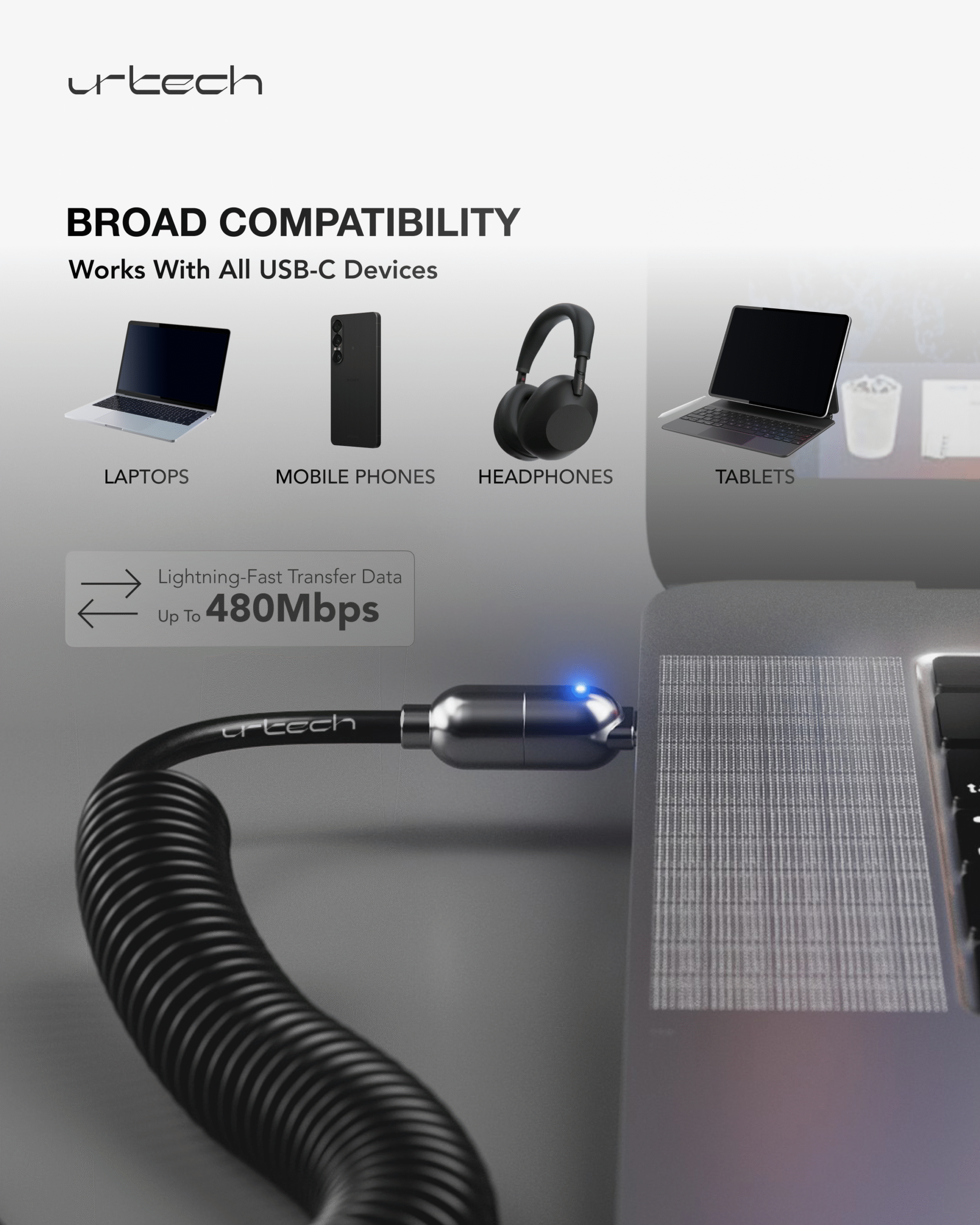 Spring Cable 100W USB-C - Image 9